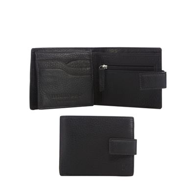 Hammond & Co. by Patrick Grant Black grained leather wallet in a gift box